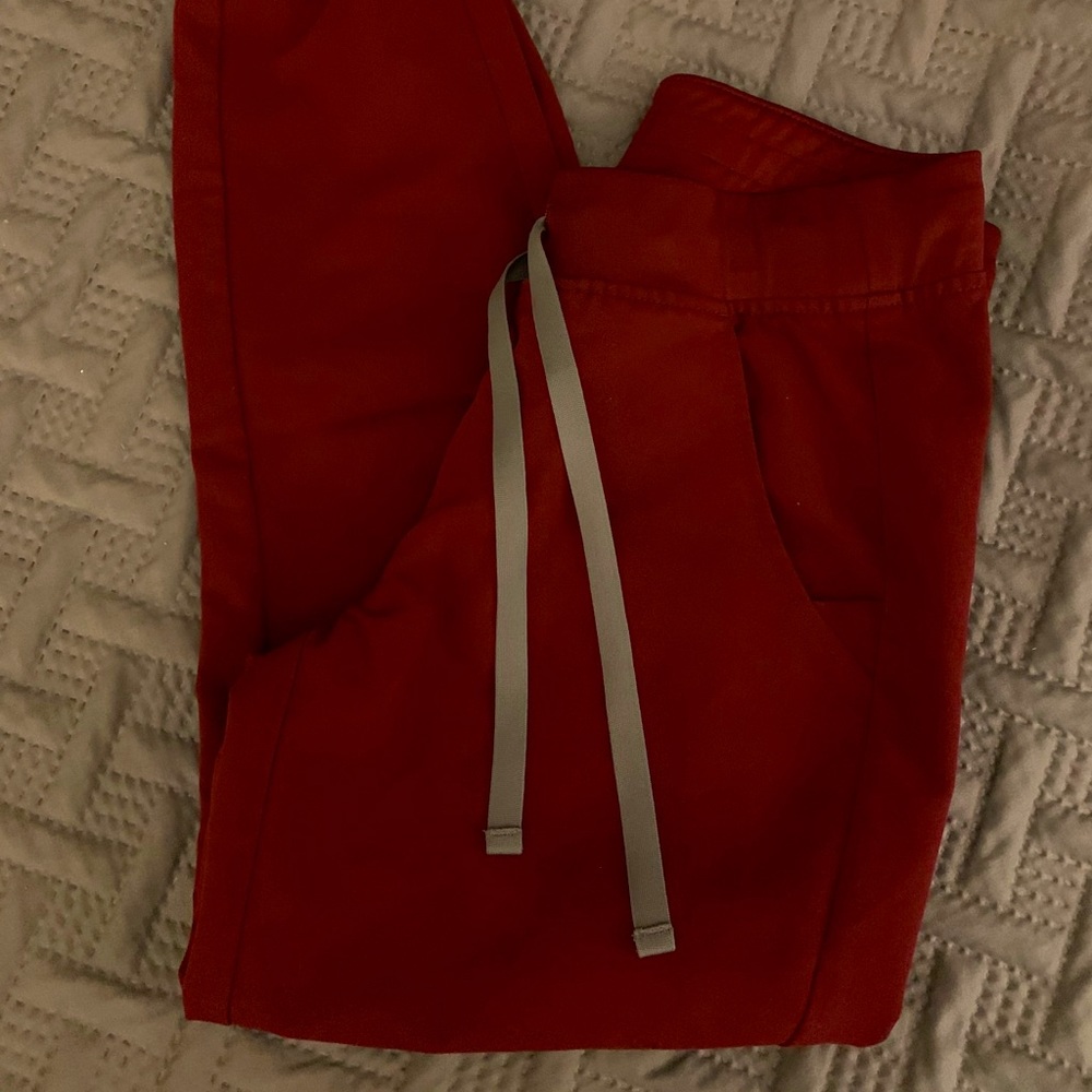 Burgundy FIGS Zamora Joggers